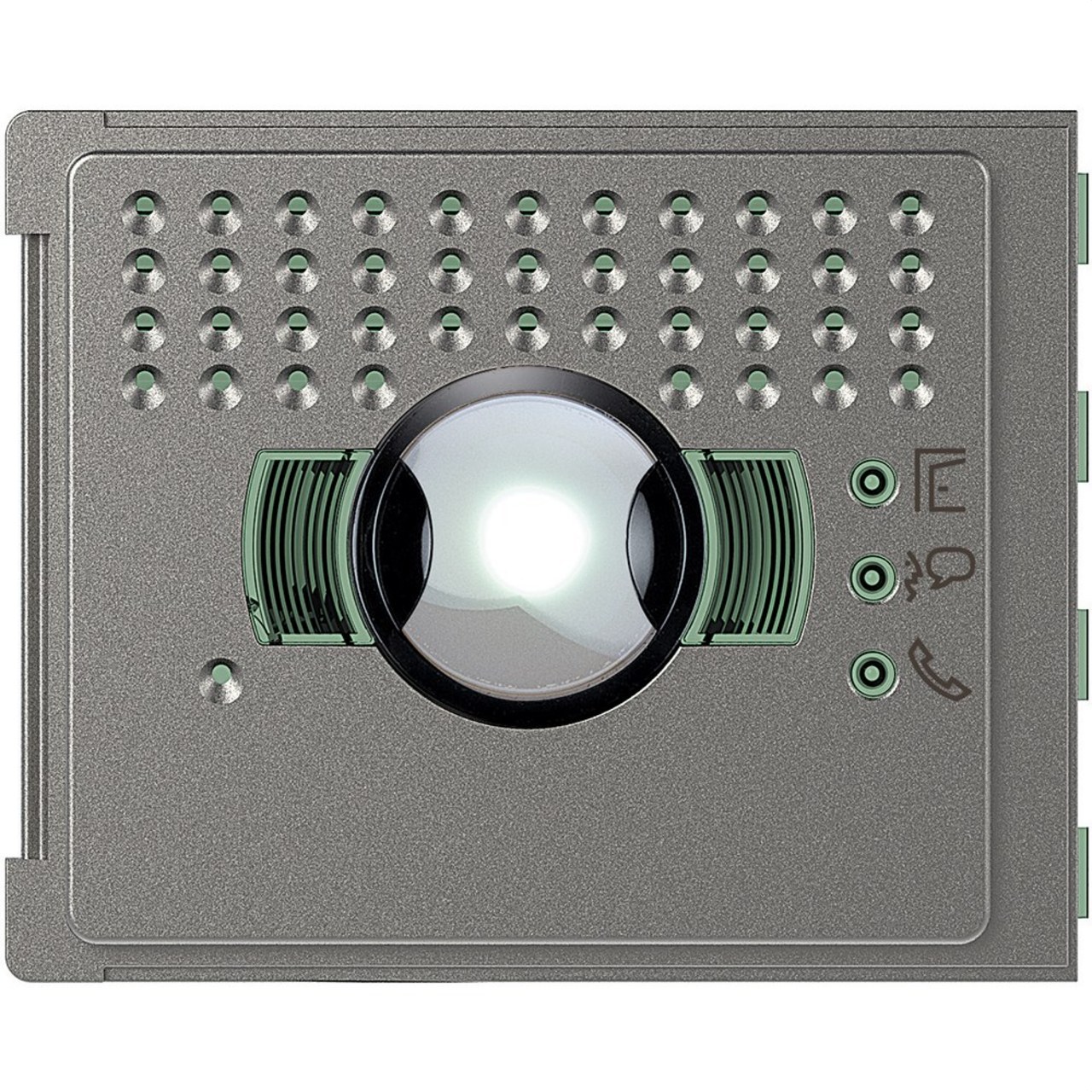 BTICINO - Placa frontal audio/vídeo gran apertura acabado Robur - Imagen 2