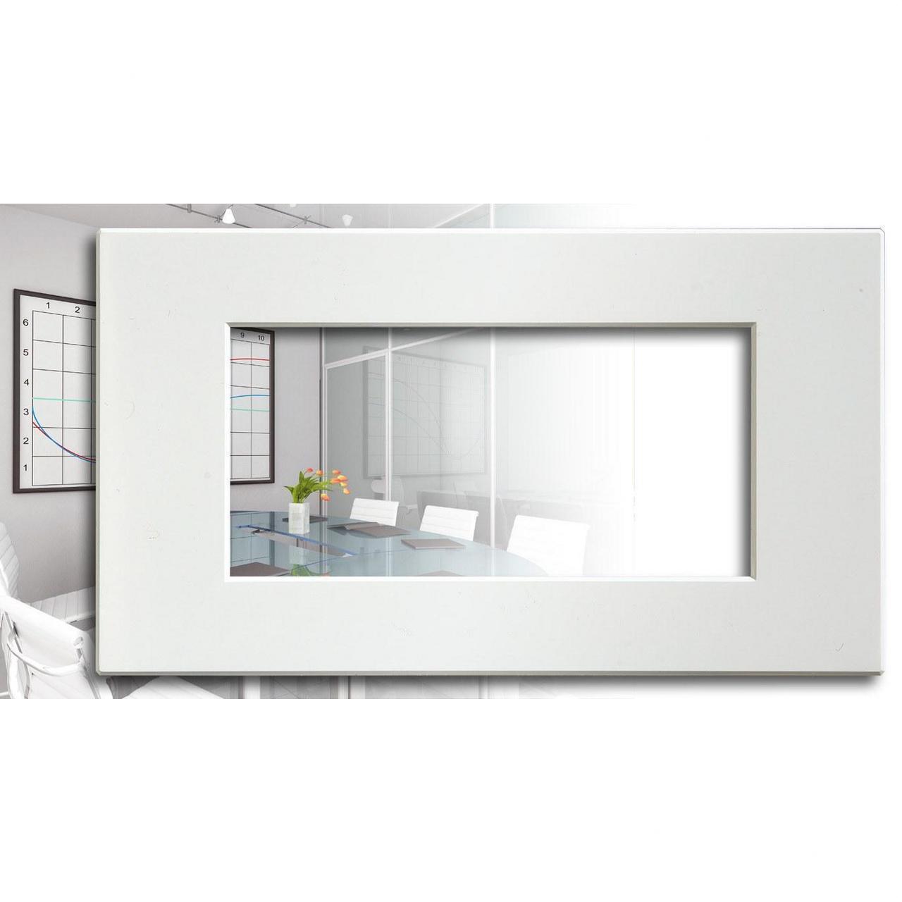 DOYSON - Embellecedor decorativa F200 ABS para caja doble blanco - Imagen 2