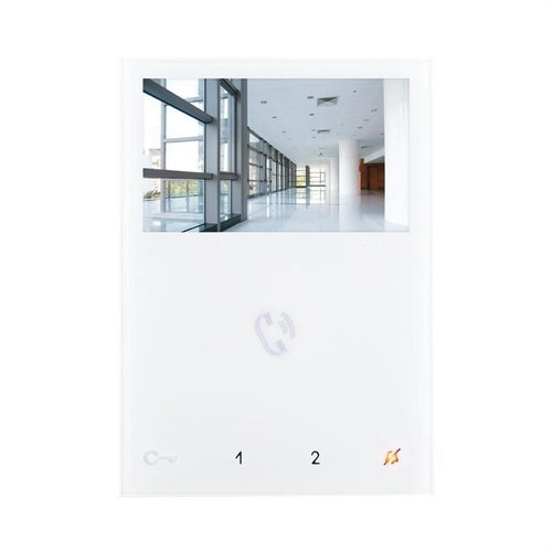 COMELIT - Monitor MINI color manos libres SBTOP blanco - Imagen 3