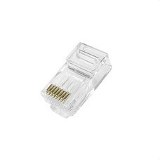 KEYNET SYSTEMS - Conector RJ45 UTP Cat6/6A cond 1.1mm/sin guía hilos 2pr 50µ" OD5,6mm
