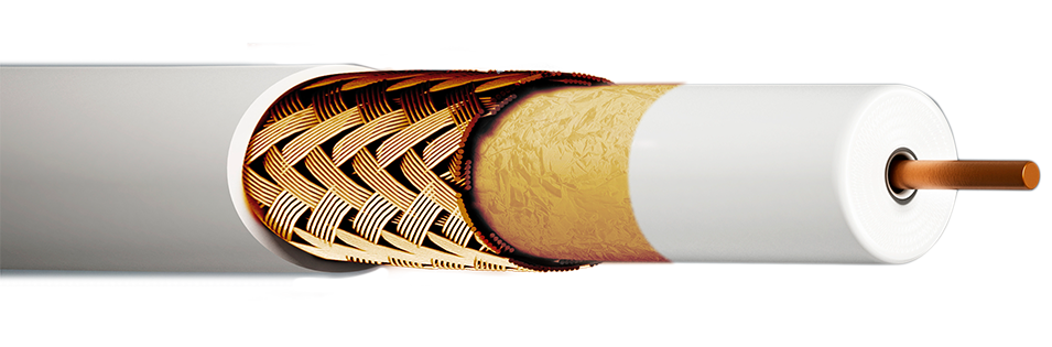 EKSELANS BY ITS - Cable coaxial de 6,8mm conductor Cu 1,13mm 96 hilos Malla Cu PVC CPR Dca 100m - Imagen 2