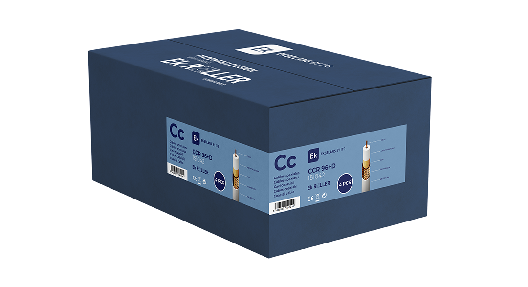 EKSELANS BY ITS - Cable coaxial de 6,8mm conductor Cu 1,13mm 96 hilos Malla Cu PVC CPR Dca 100m - Imagen 4