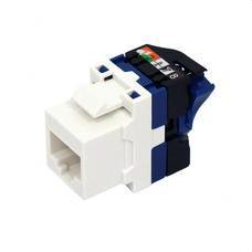 EKSELANS BY ITS - Keystone jack / conector hembra CAT6 UTP sin herramienta, tipo palomilla.