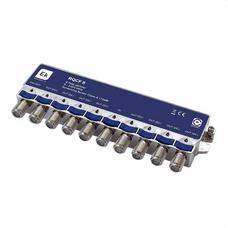 EKSELANS BY ITS - Repartidor clase A de 8 salidas banda de paso 5-2400MHz pérdidas de paso 12dB (862MHz) / 14dB (2400MHz) con paso de corriente DC. Convertible en PAU Clase A +10dB