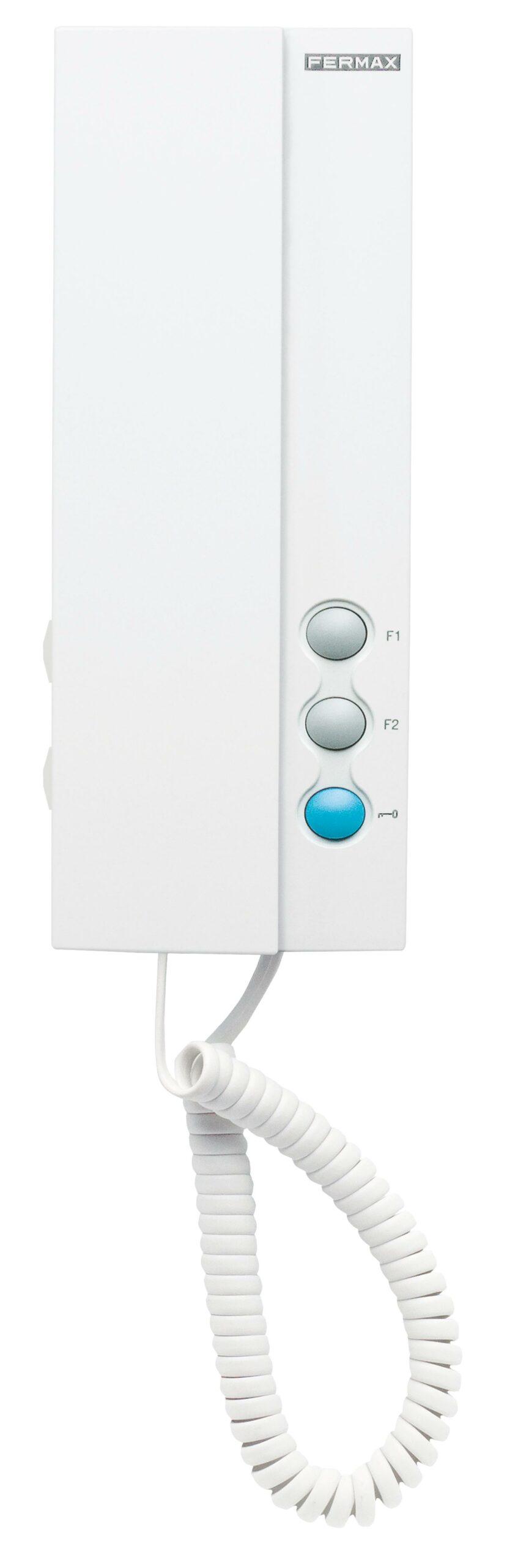 FERMAX - Teléfono LOFT con brazo auricular con imán para facilitar el colgado.Pulsador para apertura de puerta y otros dos para funciones adicionales.Control de volumen de llamada y No-Molestar por rueda lateral. Led de señalización.Instalación DUOX PLUS - Imagen 2