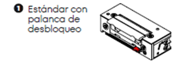 O&C - Cerradero Eléctrico Universal Función 1 (10-24V AC/DC) P1/T0- Estándar con palanca desbloqueo - Imagen 2