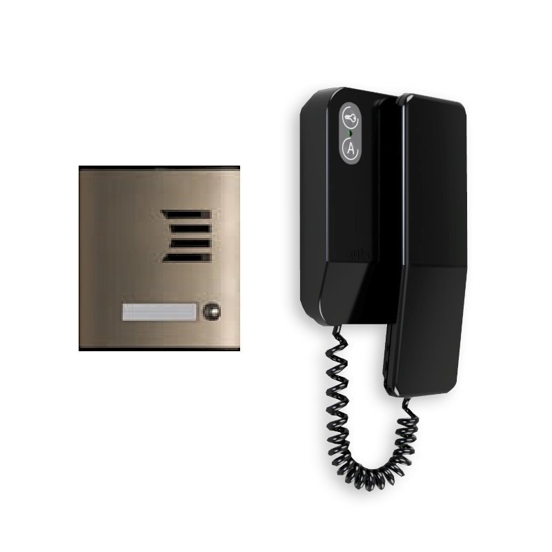 AUTA - Kit KF-1 portero electrónico Neos negro