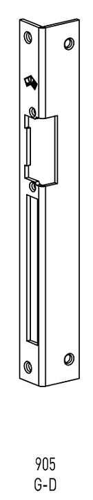 JIS - Frontal Angulo No Reversible de Acero Gris 905G - Imagen 2