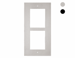 2N - 2N® IP Verso - Marco para instalación empotrada, 2 módulos