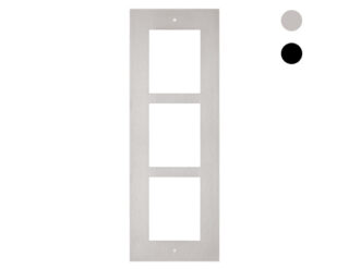 2N - 2N® IP Verso - Marco para instalación empotrada, 3 módulos - negro