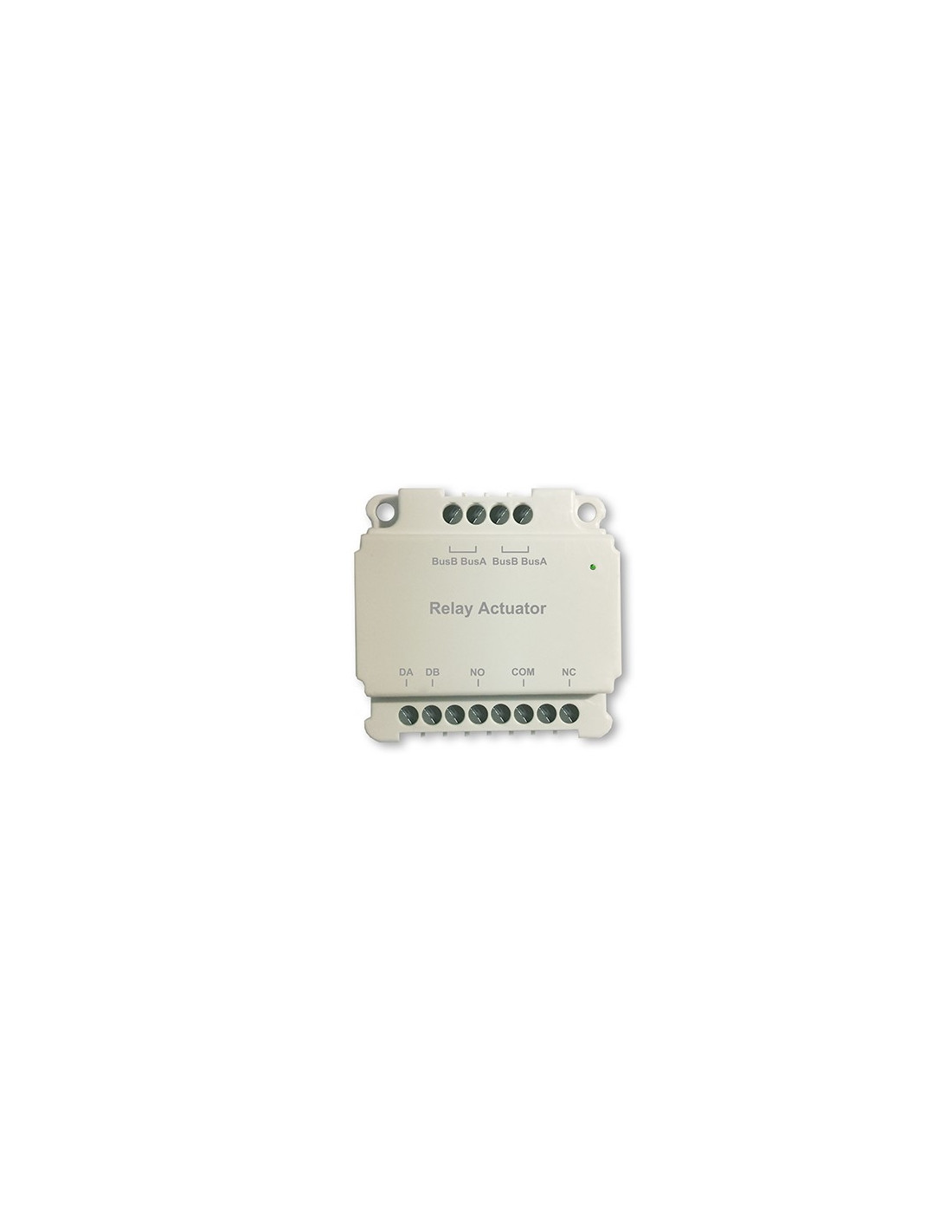 GALAK - Módulo Relé en sistemas de videoportero Galak bus 2 hilos.(abrir 2ª Cerradura o encendido de luces, etc..) 10A 120Vca/24Vcc.Dimensiones en mm: 55 (alto) x 55 (ancho) x 24 (fondo).Consumo 30mA(20mA en reposo)