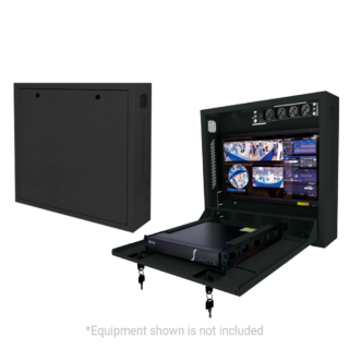 CCTV - Caja de Seguridad de Pared Color Negro