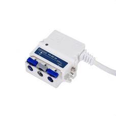 EKSELANS BY ITS - Fuente de alimentación conmutada, voltaje de salida: 12Vdc, corriente máxima: 300mA, con paso alimentación LNB (13-18Vdc/22KHz). 1 salida