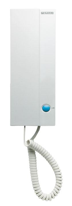 FERMAX - Teléfono LOFT con brazo auricular con imán pulsador para apertura de puerta instalación VDS (bus 3 hilos)