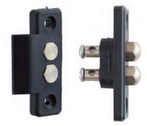 FERMAX - Contacto doble 2CN negro - Imagen 2