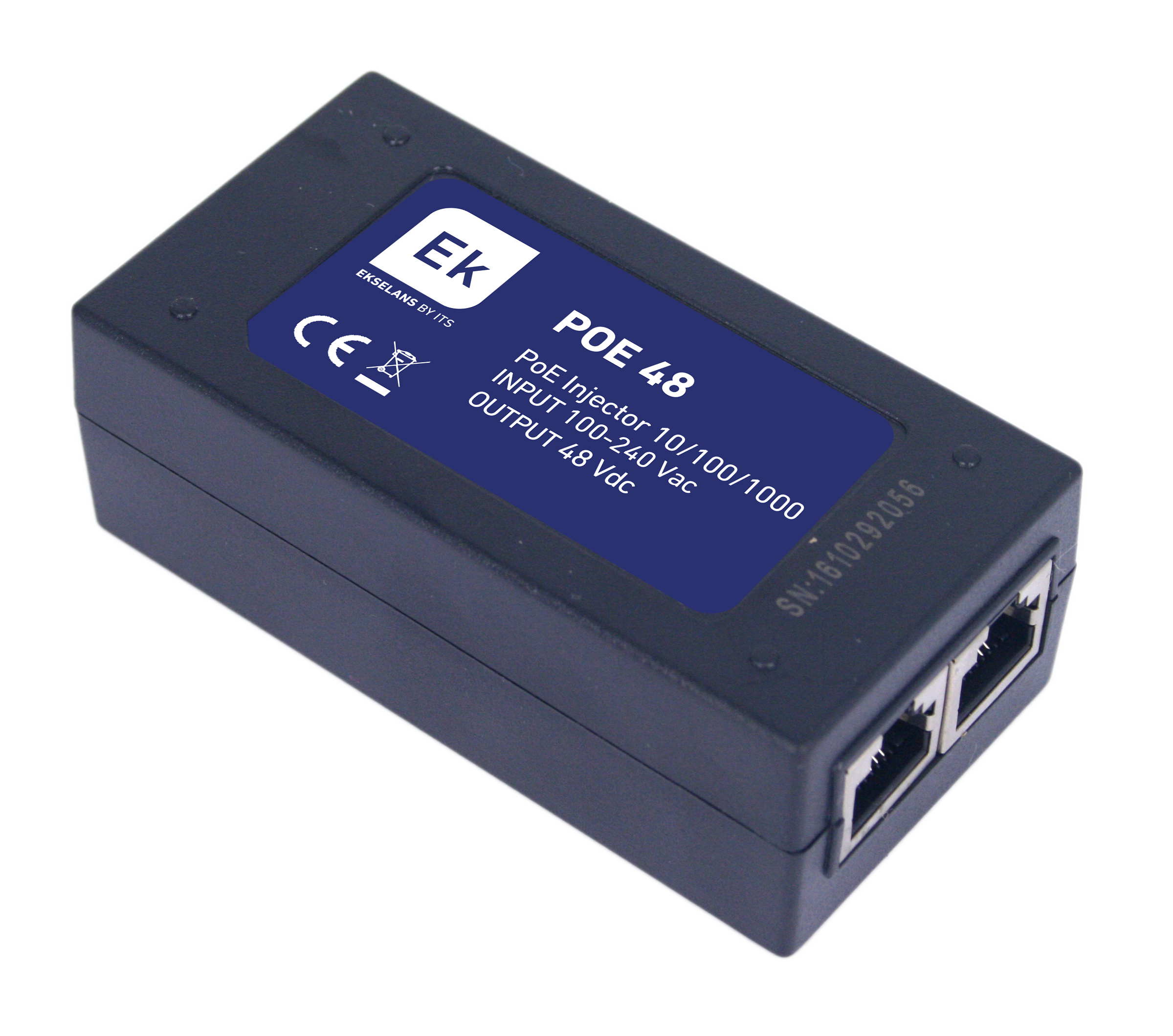 EKSELANS BY ITS - Inyector POE 48Vdc 100/100/1000 - Imagen 2