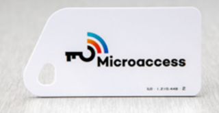 MICROACCESS - Tarjeta Llavero  Blanco MicroAcces
