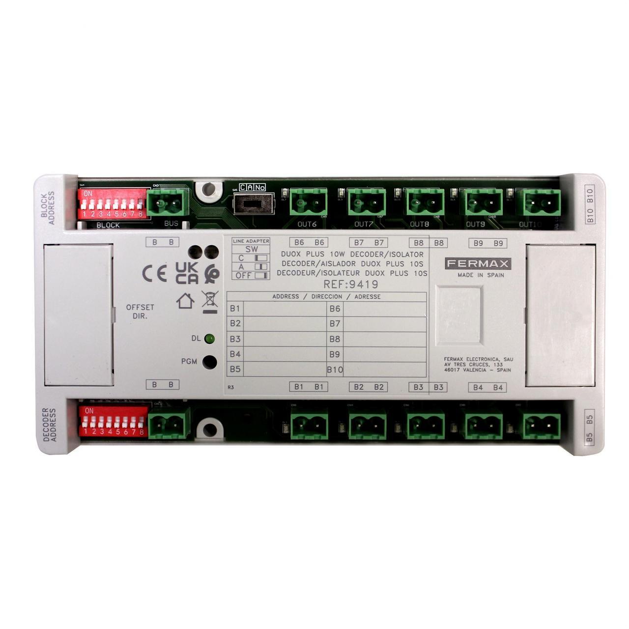 FERMAX - Decoder/aisaldor DUOX PLUS 10S - Imagen 3