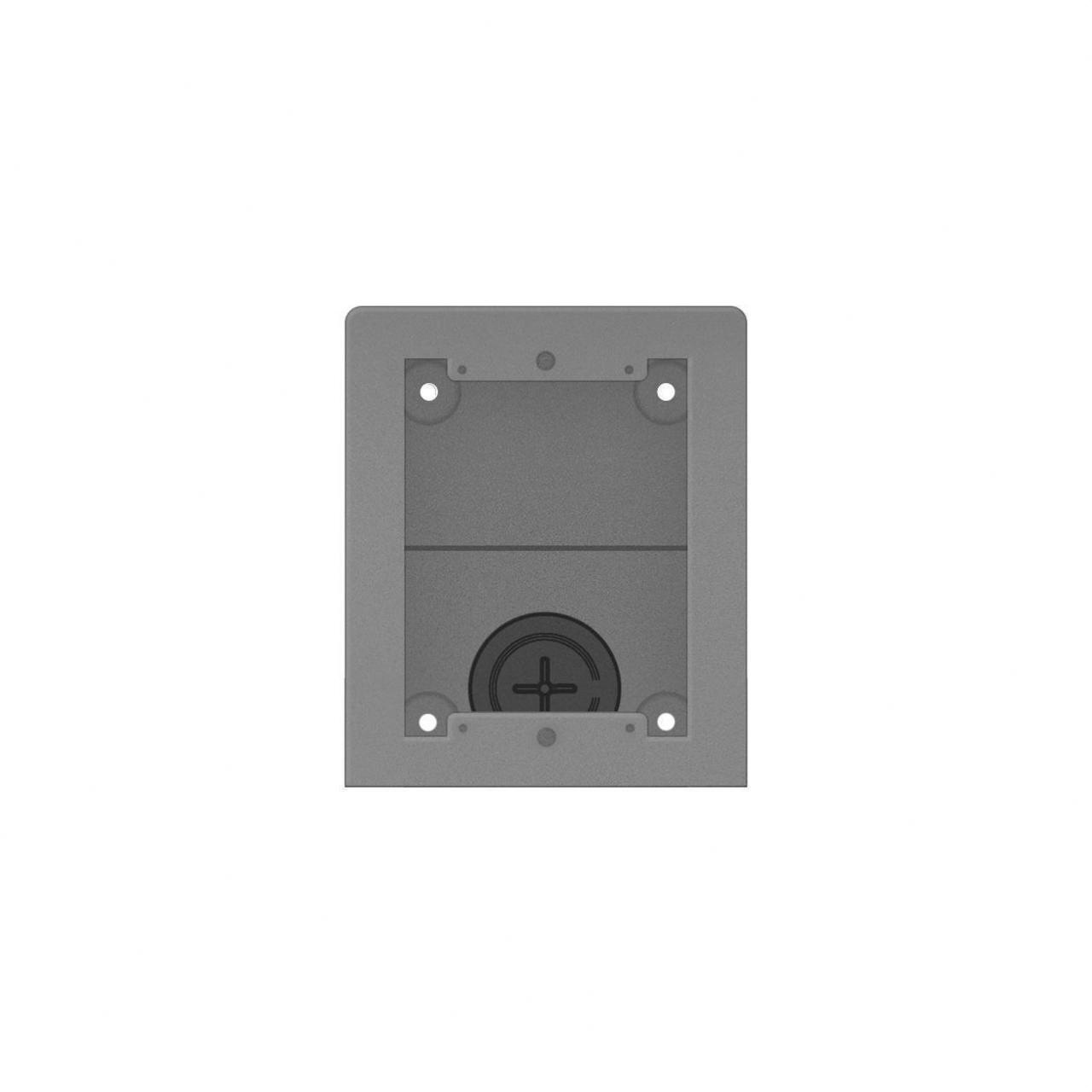 GOLMAR - Caja de superficie N811/AL para placas Nexa aluminio de 1 módulo aluminio anodizado 2mm de espesor - Imagen 2