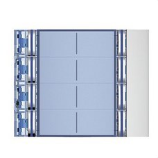 BTICINO - Placa frontal pulsador 8 pulsadores 2 columnas acabado Allmetal