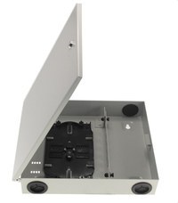 KEYNET SYSTEMS - Caja empalmedistribución interior 12 fibras opticas 1bx12f 12 SC 275x225x55mm metal