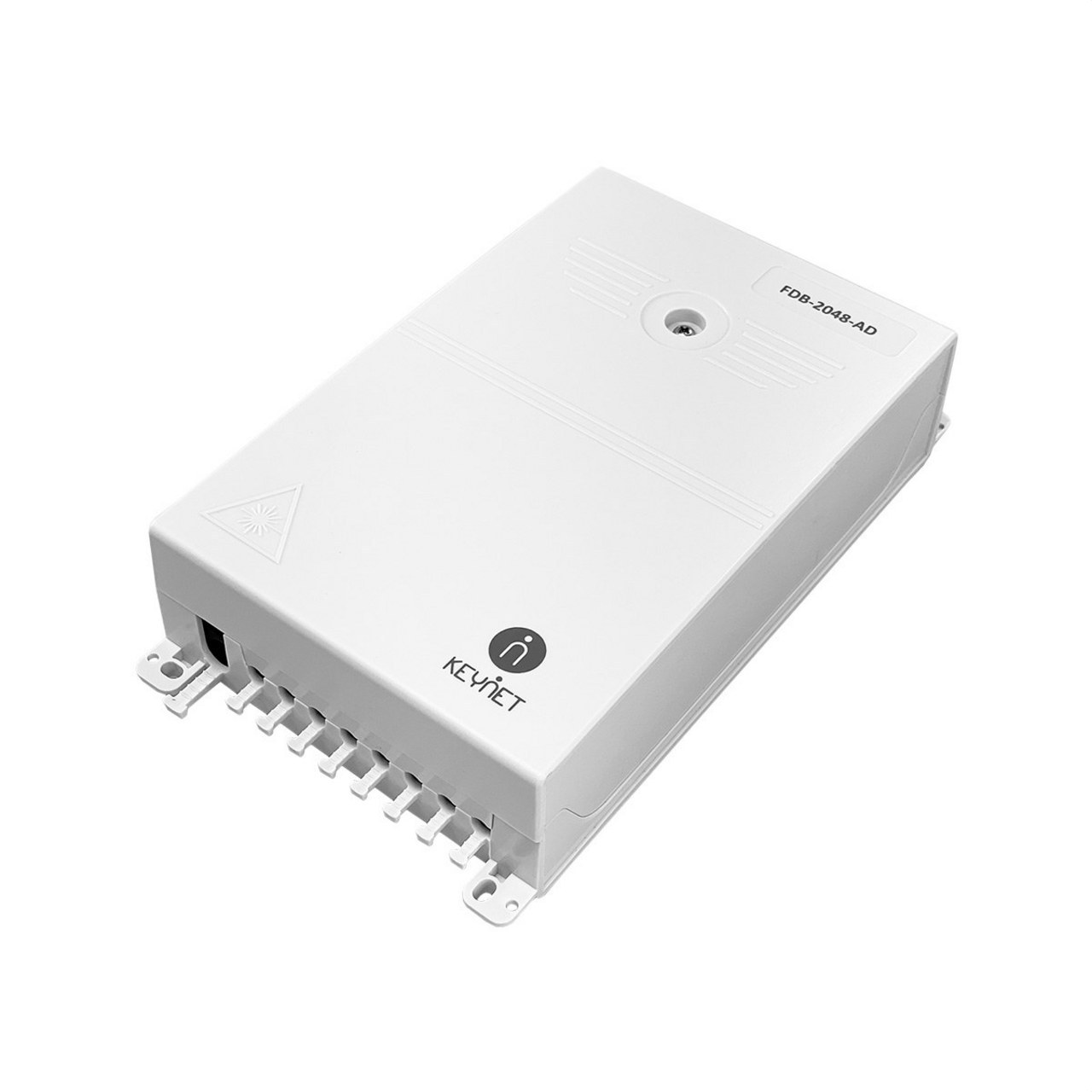 KEYNET SYSTEMS - Caja empalme interior 2 puertos / 8 puertos 48 fusiones+split IP54 125x226x53mm ABS+PC blanca - Imagen 5