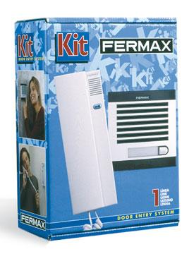 FERMAX - Kit portero CITYMAX 2L AG 230V con teléfono, blanco