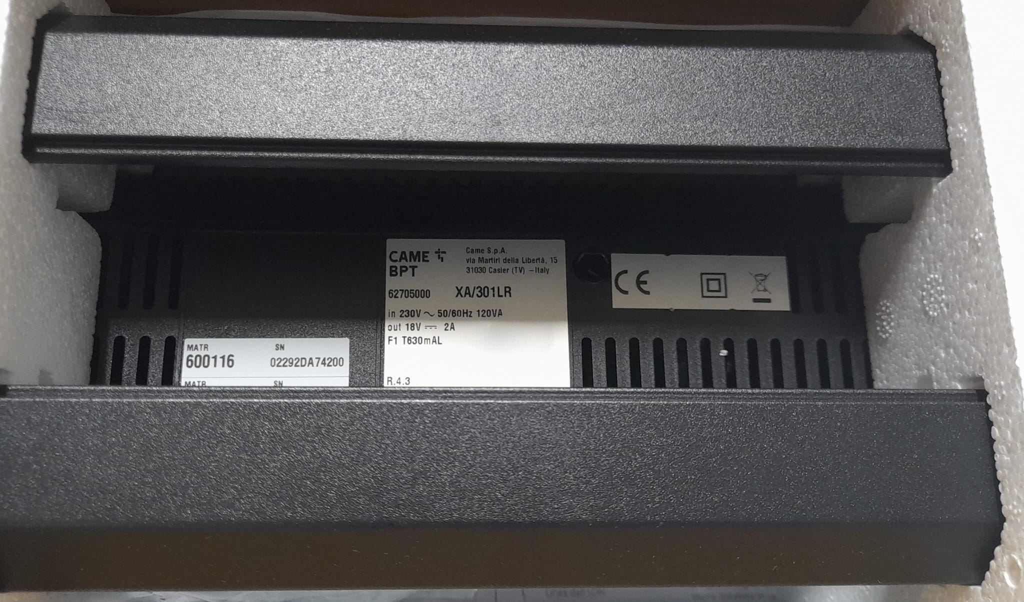 BPT - XA/301LR-230V POWER SUPPLIER