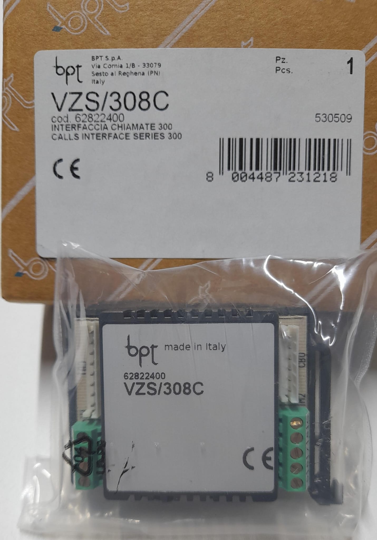 BPT - VZS/308C-CODED CALL MODULE