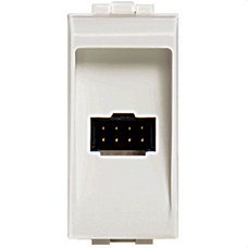 BTICINO - Toma 8 contactos LivingLight blanco