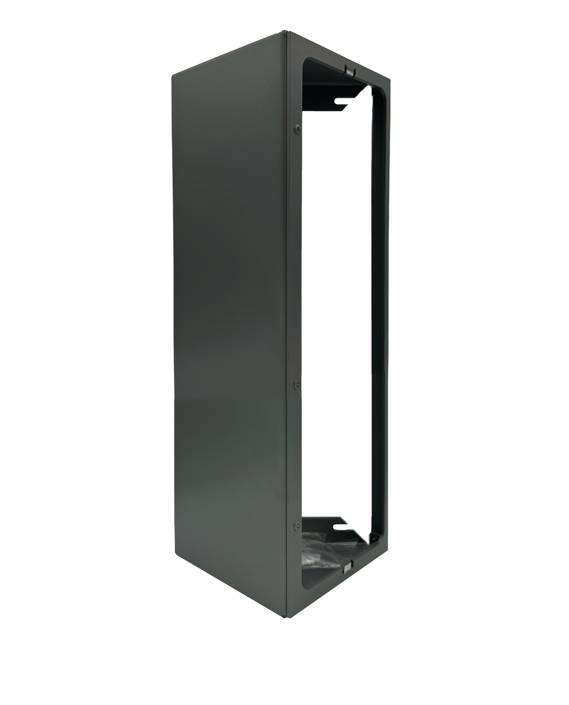 FERMAX - Soporte angular para placa de calle CORA de tamaño S8 orientable 45º pared aluminio - Imagen 2