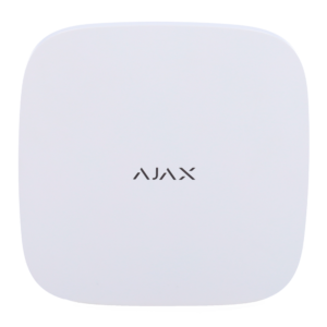 AJAX - Central inalámbrica doble vía GPRS/LAN - Bidireccional - Certificado grado 2 - Protocolo Jeweller 848MHz - Antena interna alcance espacio libre 2000 m - Supervisión desde 12 s - Tamper anti-apertura - Anti-inhibición - Batería de respaldo - Admite hasta 100 dispositivos inalámbricos conectados - Hasta 50 usuarios - Compatible con otros accesorios de alarmas de nuestro catálogo - Alimentación 110-250 V AC - Uso interior - Incluye soporte - Color blanco