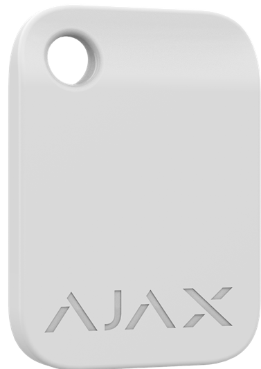 AJAX - Ajax Llavero de acceso sin contacto Tecnología Mifare DESFire® Compatible con KeyPad Plus Máxima seguridad y rápida identificación de usuarios Color blanco