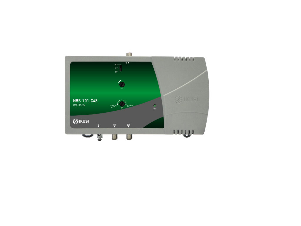 FAGOR - Amplificador banda ancha frecuencia UHF: 47-694MHz UHF (G= 35dB) nivel salida TV= 115dBµV
