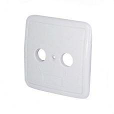 EKSELANS BY ITS - Marco embellecedor para toma 2 conectores blanco