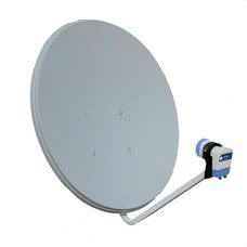 EKSELANS BY ITS - Antena parabólica 60cm tipo offset G: 36,67dB (12,5GHz) RAL 7035