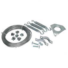 EKSELANS BY ITS - Kit de vientos 25m KVT cable acerado + sujetacables + enganche