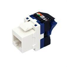 EKSELANS BY ITS - Keystone jack / conector hembra CAT6 UTP sin herramienta, tipo palomilla.