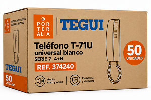 TEGUI - Pack 50 Teléfonos Universales Tegui
