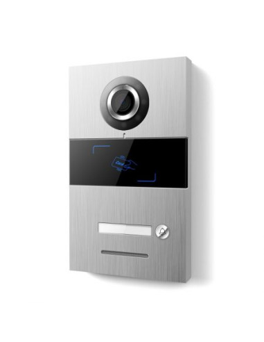 GALAK - PLACA 1 PULS. 2H ANTIVANDALICA DE EMPOTR + CONTROL ACCESOS. IP54